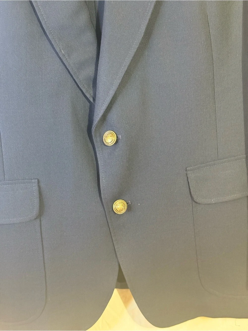 Men's Navy Two-Button Sport Coat - Classic Navy Blazer
